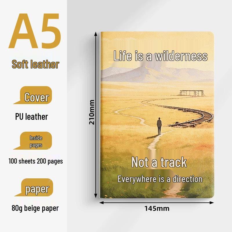 Shen Shi A5 Motivational Study Stickers: Golden Quotes for Notebooks and Planners. A5