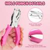 Round Hole Single Hole Punch DIY Handheld Circle Punch  School Office Binding Stationery