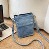 Korean Style Top Handle Bag Japanese Denim Casual and Simple Commuting Bag Fashiable and Versatile Women Crossbody Bag