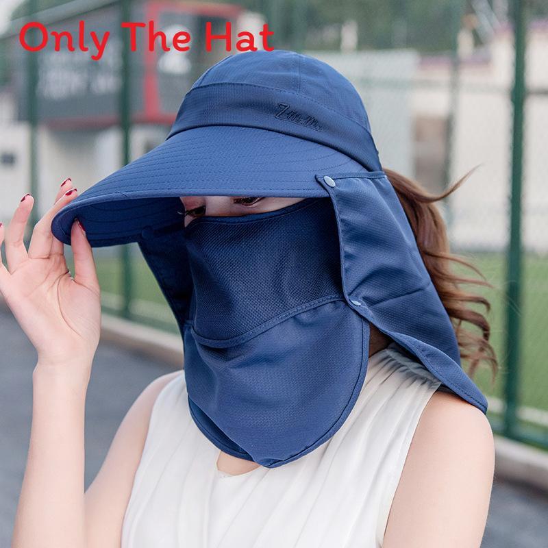 Summer Sun Protection Wide Brim Hat With Adjustable Fit For Outdoor Activities
