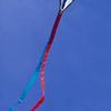 Diamond Kite Eye-catching Easy Installation Polyester Rainbow Outdoor Sports Kite for Children