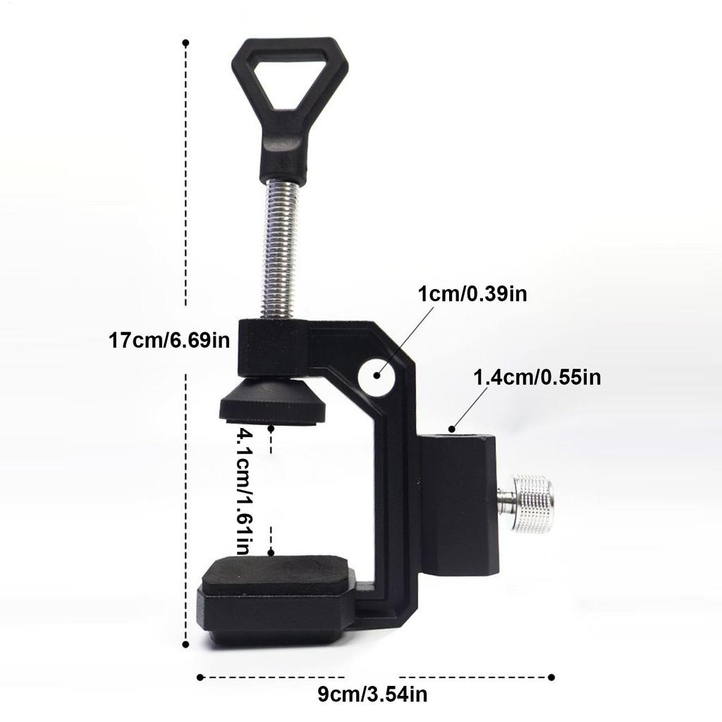 Camera Mount Clamp Adjustable Camera Mount Arm Multifunctional Light Stand Camping Lamp Holder Bracket For Outdoor Home Picnic