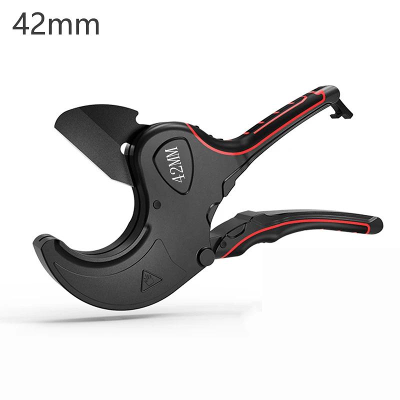 New 32/42/63/75mm PVC Scissors Professional Pipe Cutters Hot Melt Pipe Shear Self Locking Ratchet Knife Cutting Knife Hand Tools