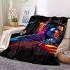 1pc Superhero Batman Flannel Throw Blanket Lightweight Soft Warm All Season Blanket for Sofa, Bed, Travel,L1028059