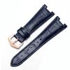 Watch Accessories Leather Strap for Patek Philippe 5711 5712G Nautilus Watch Men's and Women's Concave Convex Mouth Strap25x12mm