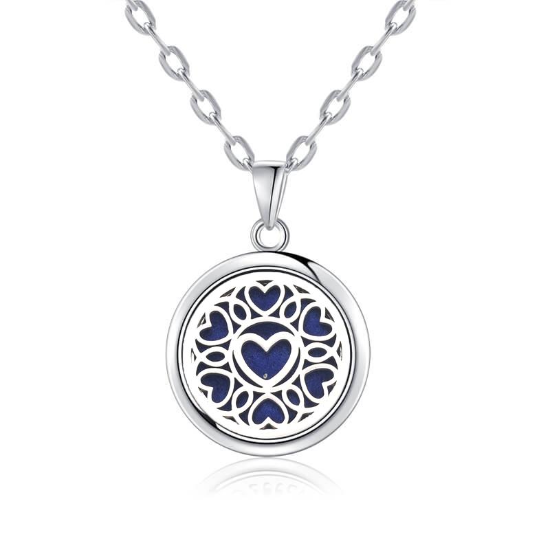 New Tree Of Life Aromatherapy Necklace Stainless Steel Essential Oil Diffuser Amulet Perfume Locket Pendant Women Jewelry Gift