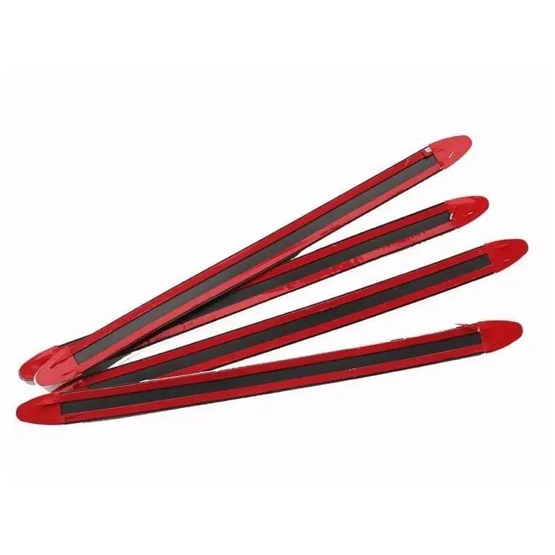 4 STÜCKE Auto Antikollisionsschutz Dekorleiste Universal Stoßeckenschutz vorne hinten Schutz Autozubehör