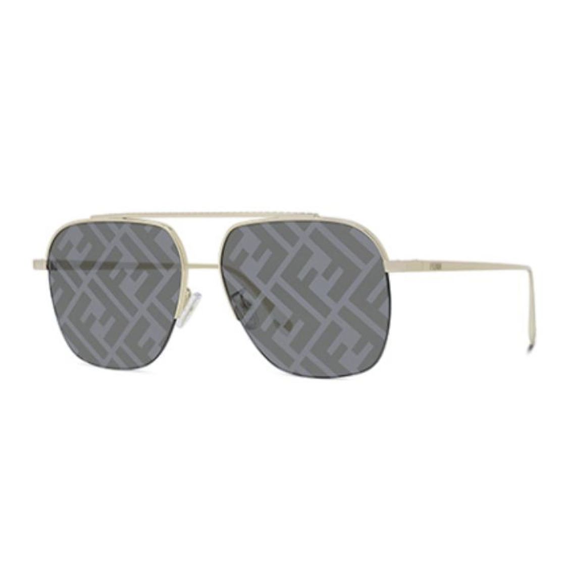 

Fendi Casual Full Frame Aviator Sunglasses Unisex sunglasses FE40005U32C 57