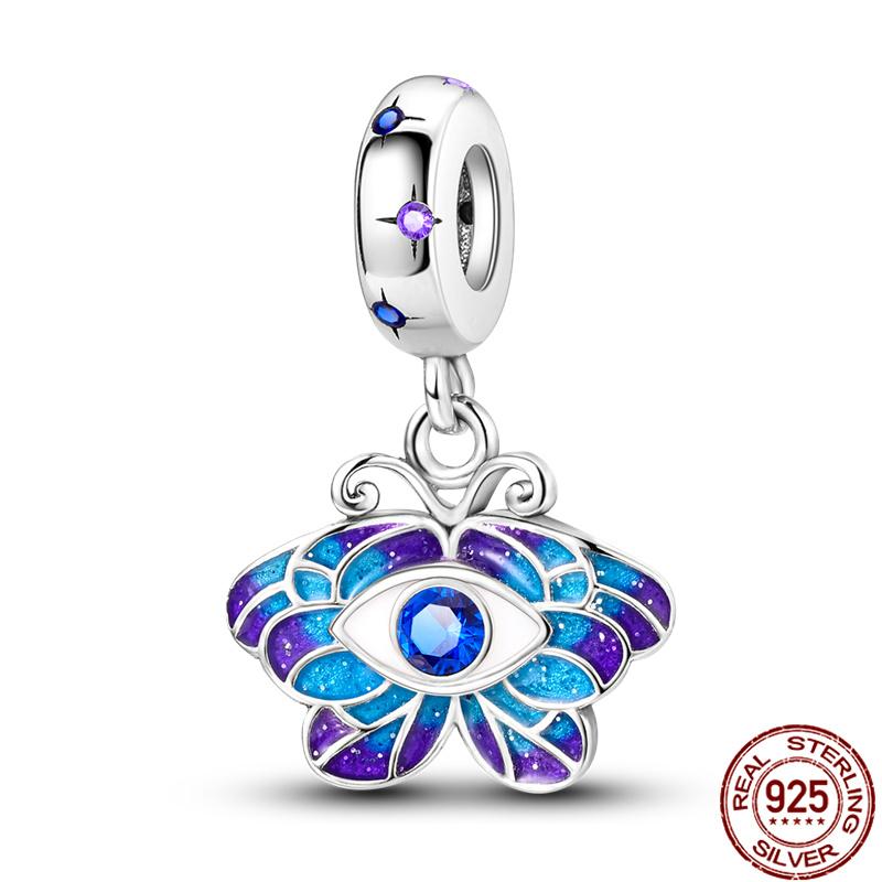Fit Charms Fororiginal Bracelets 100%Copper Luminous Butterfly Series Beads Diy Jewelry Making For Women Gift
