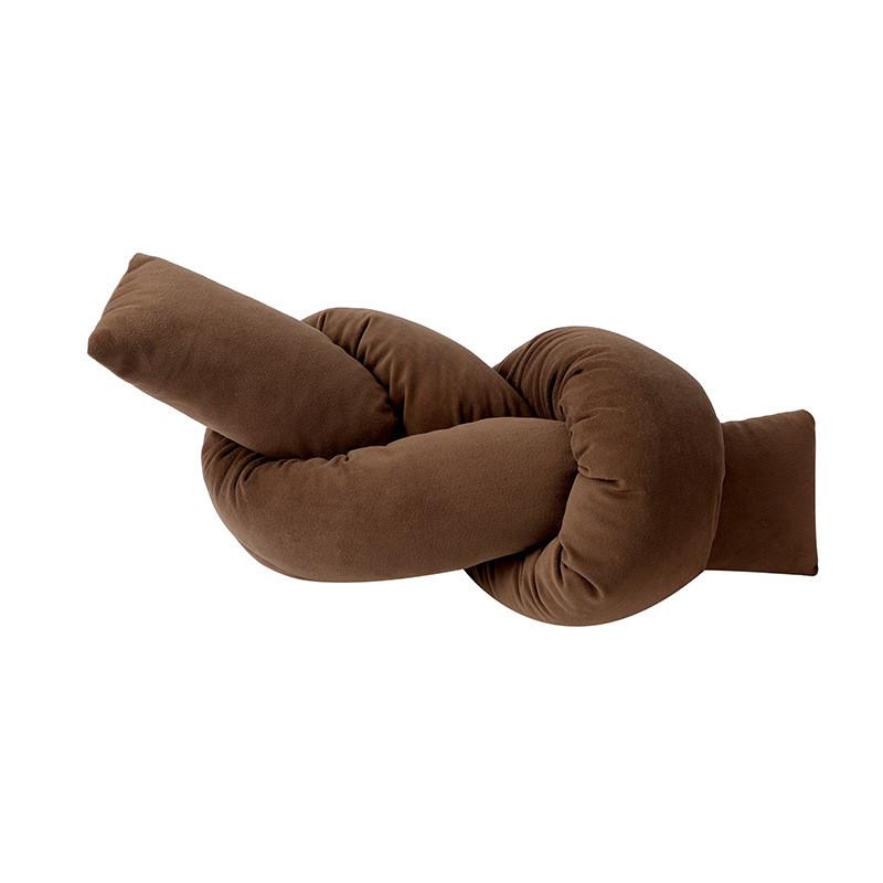 Cuscino Decorativo Moderno Minimalista in Velluto Olandese con Design Annodato per Arredo Salotto