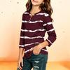 Kids' Long Sleeve Striped Print Top