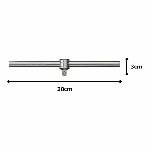 TONE T-shaped Slide Handle (center Lock Type) SL30 Drive Angle 9.5mm (3/8")
