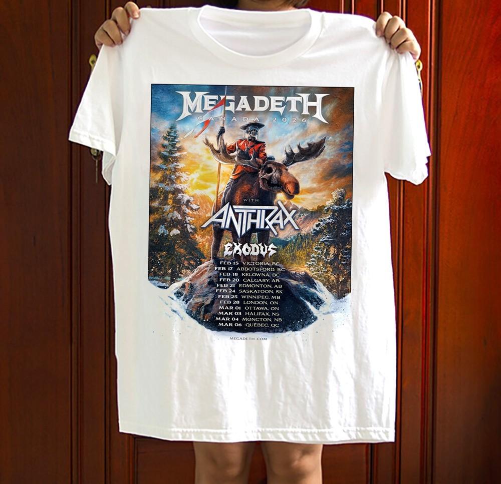 

Merry Christmas Megadeth Tour 2026 Collection Unisex All Size B07.54 Unisex T-Shirt XXXXL