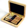 Marigo Wooden Reed Case for Oboe of Natural (Set 6) Color