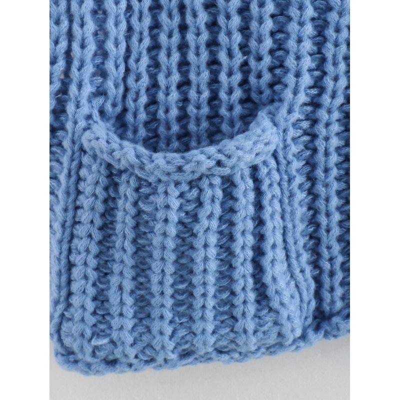 Kaslead New Women clothes Western Style Fashion Casual Simple and Versatile Thick Needle Sweater vest Vest