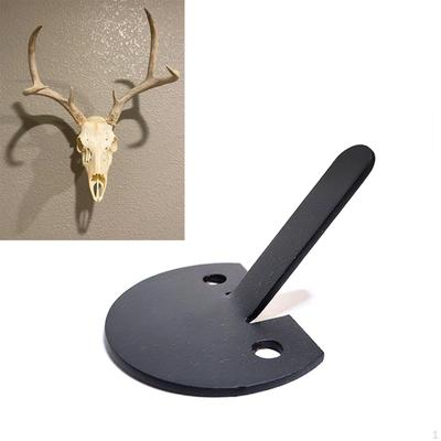 Deer Mount Hanger Cattle Mounting Bracket Strong Metal Sturdy Indoor Outdoor Head Hanging