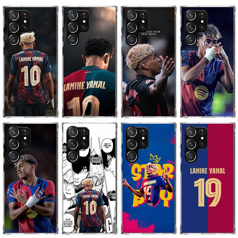 L-Lamine Y-Yamal 19 Phone Case For Samsung Galaxy S26 S25 Edge S24 S23 Ultra S22 Plus S21 S20 FE Soft TPU Back Cover Funda Galax