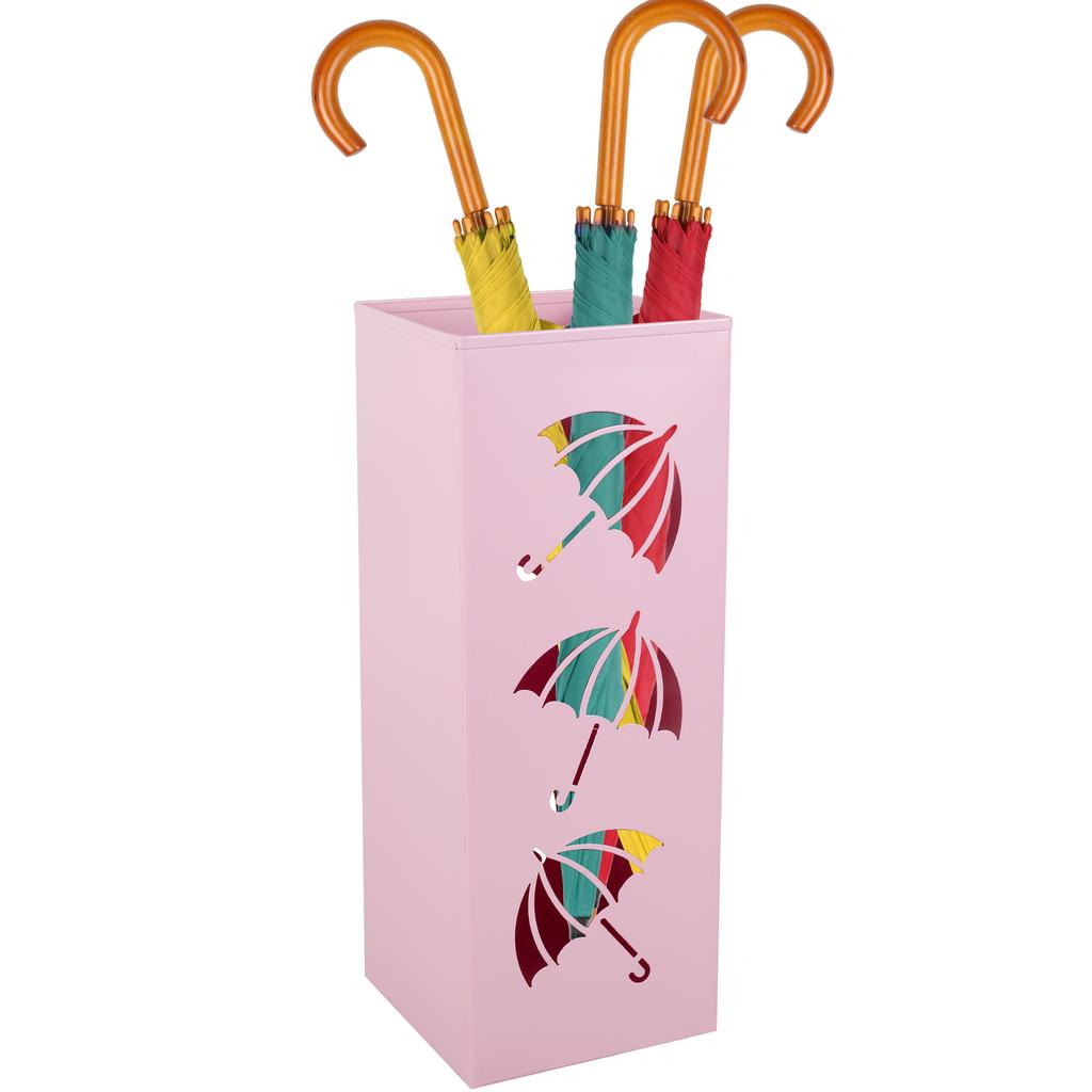 Metal NEW Umbrella Holder Free Standing Umbrella Stand Rack Decorative Umbrella Holder Bin Multipurpose Walking Sticks Storage