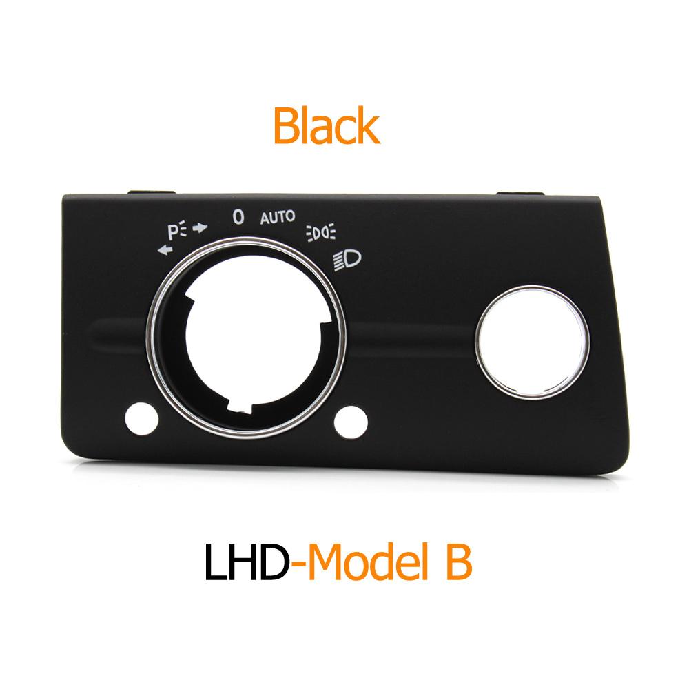 LHD RHD Interieur Auto Dashboard Koplamp Koplamp Schakelaar Cover Paneel Trim Voor Mercedes Benz W211 E Klasse 320 350 550 2003-2008