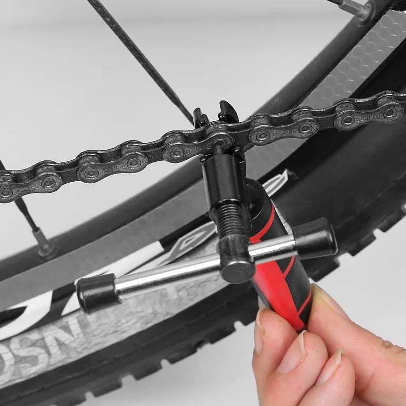ISGTDRM Motorcycle Chain Disassembler Portable Bicycle Chain Circuit Breaker Splitter Bicycle Chain Repair Tool Motor Maintain