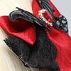 Punk Devil Wing Heart Hair Clip for Women Girl Hair Styling Accessories for Braid 2000s Halloween Party Dressingup Supply