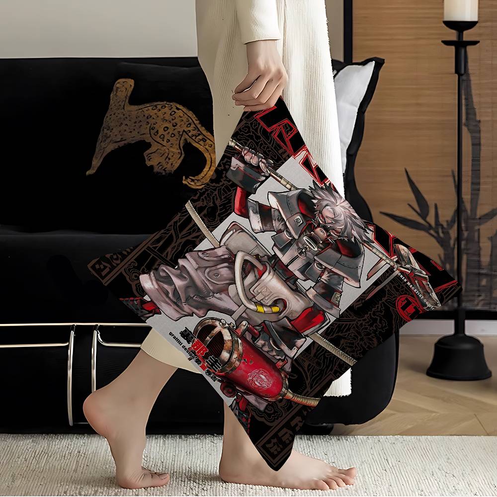 Аниме G-Gachiakuta Кленовый Дизайн Наволочка Счастливый Осенний Урожай Декор Праздничный Декор Наволочка 12x12Inch