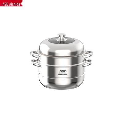 304 Stainless Steel 2-Layer Steamer Pot