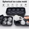 4/6/8/15Grids Silicone Ice Cube Molds Spherical Ice Molds Reusable Whiskey Ice Cube Molds Cocktail Freezer DIY Homemade Barware