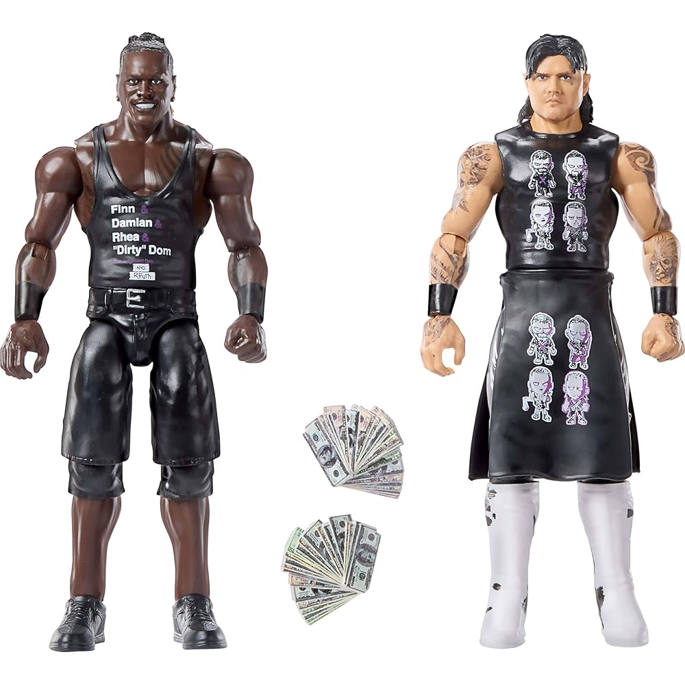 

Mattel WWE Series #21 Action Figures 2-Pack R-Truth vs Dominik Mysterio 6 Inch with Accessories
