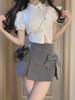 2024 Spring Sexy A-Line Slit Mini Skirt - Pure Desire Style