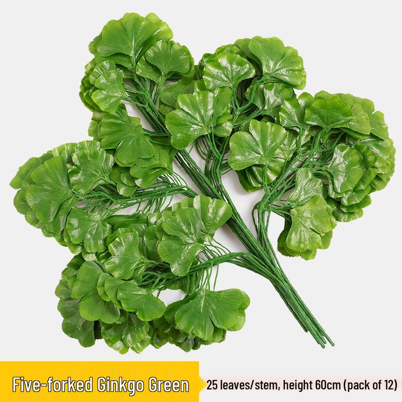 Artificial Banyan Branches with Laminated Plastic Leaves for Landscaping and Decoration