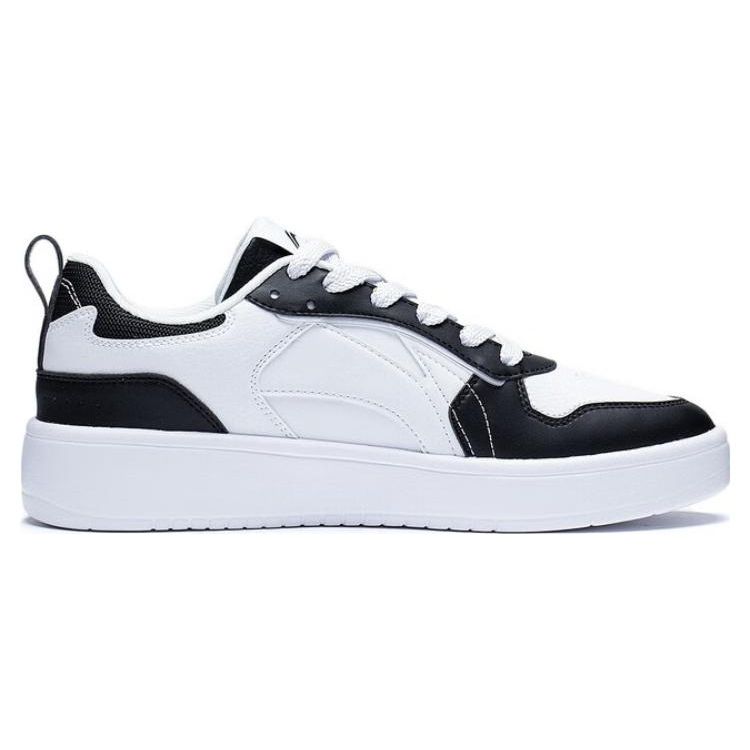 Li Ning Sui Sui Casual Versatile Thick Sole Sneakers Non-Slip Wear-Resistant Breathable Height Increasing Low-Top Skate Shoes Men Sneakers AGCT147-5