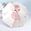 Ballerina With Swans And Flowers 8-Frame for Travel, camping, Casual Lightweight Portable Umbrella, Essential for every family Holidays Birthday Gift
