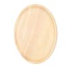 Round Wood Dish Multifunctional Fruit Serving Plate Handmade Decorative Tray for Dessert Coffee