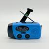 Portable Solar Hand-Crank Emergency Radio with Power Bank and Flashlight