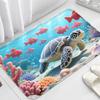 Cartoon Turtle Pattern New Entrance Floor Mat Bathroom Absorbent Foot Door Mat Anti Slip Door Mat Decoration