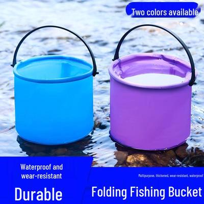 Foldable Fishing Live Fish Bucket - Lure Fish & Water Container