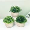 Simulation Plastic Potted Plant Artificial Grass Desktop Decoration for Living Room