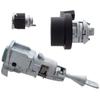 VW Golf V 03-09 Ignition Lock Insert + Front Left Door Lock Insert + Glove Box Insert 3 Pcs. Set