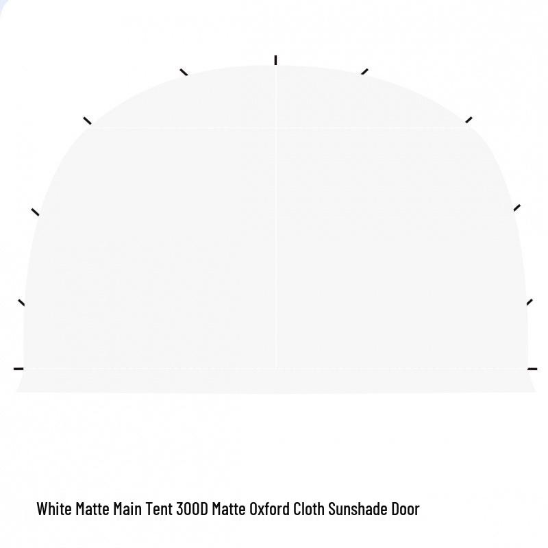 Extra Thick Windproof Camping Tent: Rainproof, Blackout Sunshade with Dome Canopy for Outdoor Sun Protection
