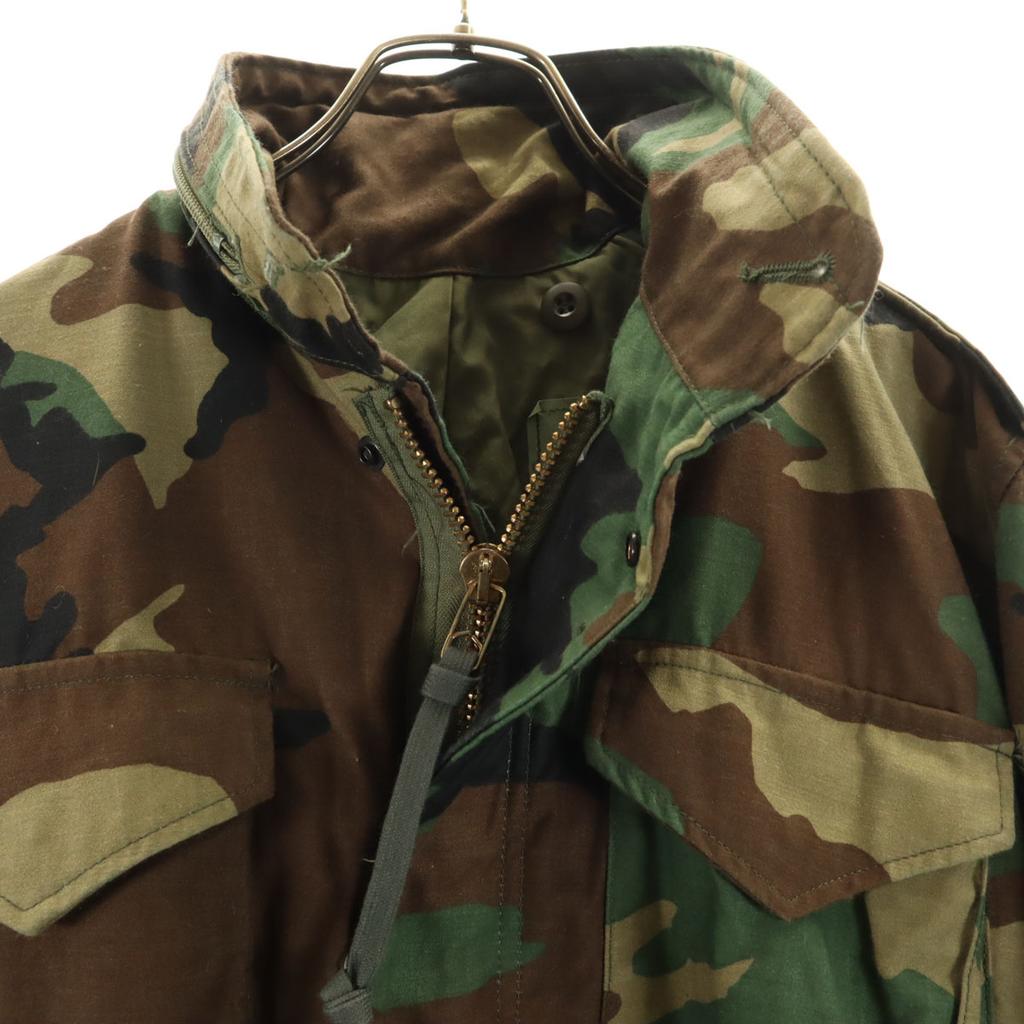 US ARMY 80s Vintage DLA Camouflage Pattern Military Jacket XS Camouflage Men's Used