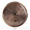 Indoor Outdoor Thermometer Round Large Wall Thermometer-Hygrometer Waterproof Does not Require Battery