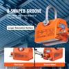 Magnetic Lifter, 220 lbs/100 kg Pulling Capacity, 2.5 Safety Factor, Neodymium & Steel, Lifting Magnet with Release, Permanent Lift Magnets, Heavy