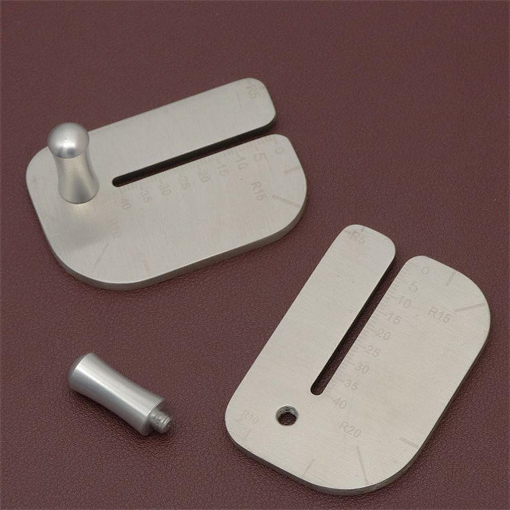 Manual Leather Hitting Distance Ruler Stainless Steel Leather Pulling Board Practical Cutting Ruler Tool DIY Leather Cutting Distance Making Accessori