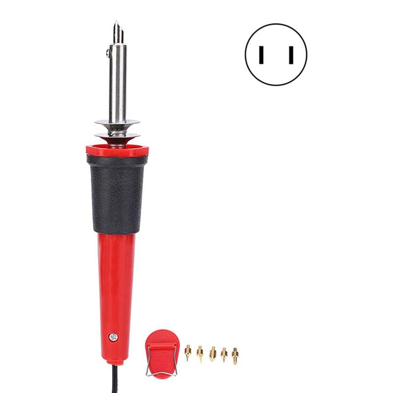 A25F-Wood Burning Tool Pen, Wood Burner With Soldering Iron,40W AC110V Hot-Knife For Leather Lamp, Wood Burning Kit US Plug