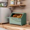 Wooden Bread Bin Multi-Purpose Bread Storage Container Bread Keeper Bin Bread Storage Box for Bagel Donut Cookies
