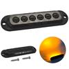 Lampa obrysowa 6 LED dymiona 12-24V Pomarańczowy Off-Road