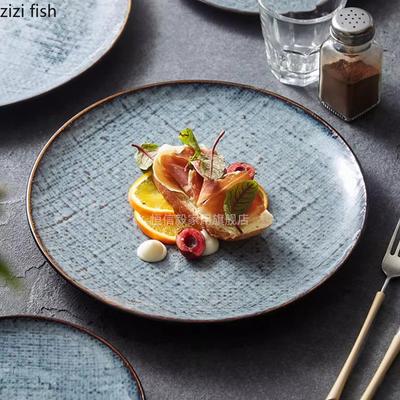 Kreatywny ceramiczny talerz płytki talerz stekowy talerz deserowy talerz na przekąski talerze makaronowe restauracja kuchnia molekularna specjalna zastawa stołowa