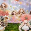 Beautiful Day Stickers: Flower Bush Series - Cartoon Girl DIY Journal Decoration