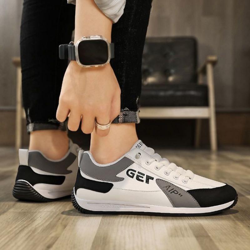 Men's Casual Sneakers, Forrest Gump Shoes, Slip-on Lightweight Running Shoes, Spring and Autumn White Shoes